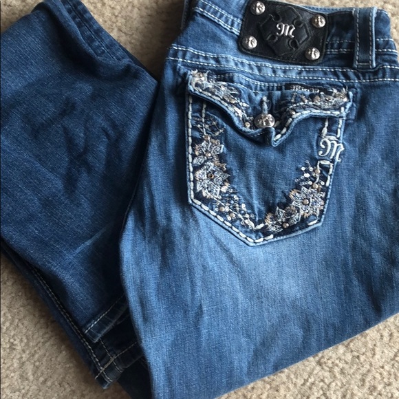 Miss Me Denim - Miss me signature boot style size 31